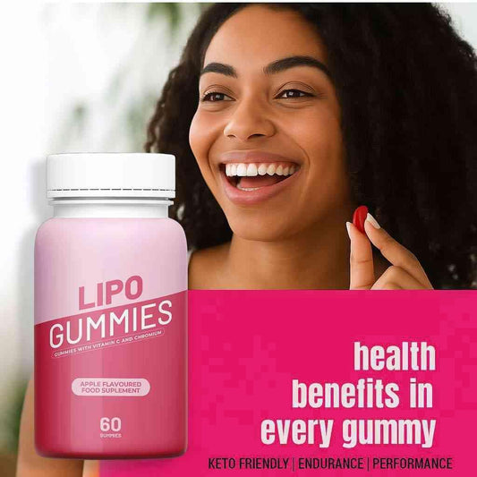 Lipo Gummies - Gomitas oficiales ACV Premium totalmente naturales, vinagre de sidra de manzana, revisiones de apoyo de fórmula avanzada, 30 gomitas.