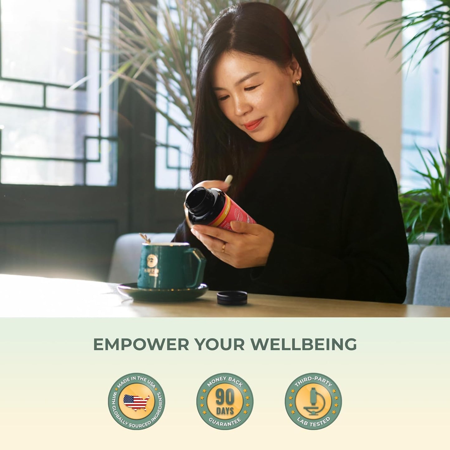 Primal Harvest Women+, Multivitamin para mujer con vitamina A, vitamina C, vitamina D y E, vitamina B12, B6, biotina, suplementos de zinc, 1 paquete de 60 cápsulas