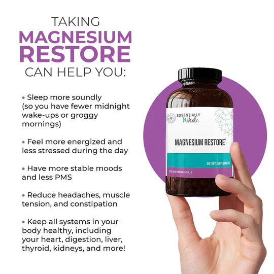 ¡Reponga los niveles de magnesio en su cuerpo de forma rápida y natural para que pueda sentirse con más energía, menos estresado y más equilibrado todos los días!