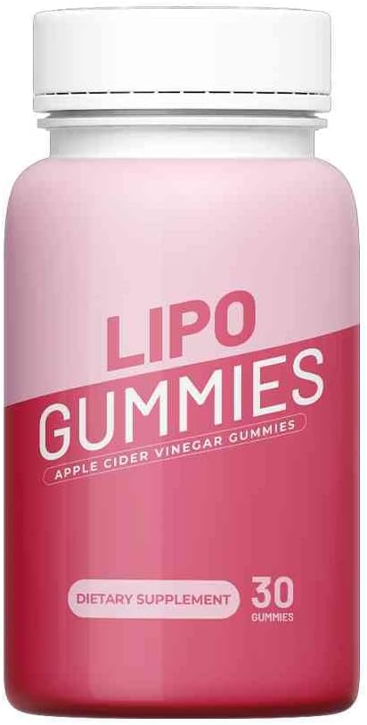 Lipo Gummies - Gomitas oficiales ACV Premium totalmente naturales, vinagre de sidra de manzana, revisiones de apoyo de fórmula avanzada, 30 gomitas.