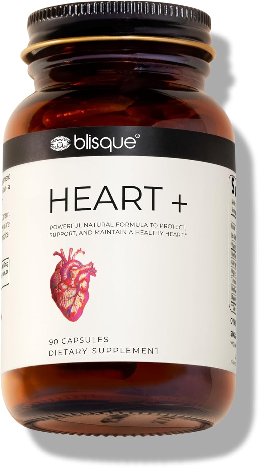 Blisque Corazón +proporciona apoyo a la presión arterial al mejorar el flujo sanguíneo y mejorar la salud de los vasos sanguíneos, dejándote fresco y energizado.