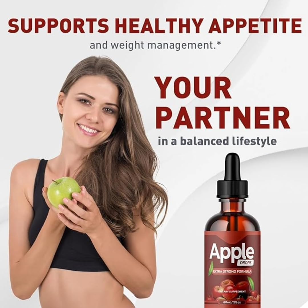 Gluco Control - Gotas de Manzana para Control Natural de Glucosa y Azúcar en Sangre