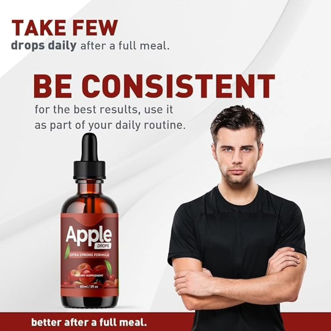 Gluco Control - Gotas de Manzana para Control Natural de Glucosa y Azúcar en Sangre