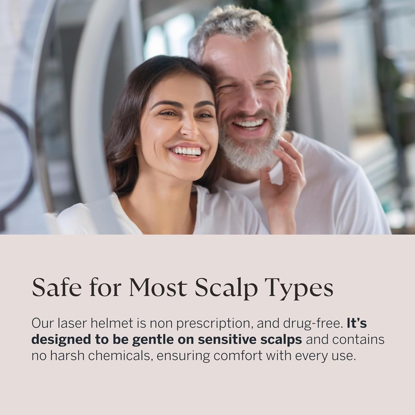 Happy Head Sistema avanzado de crecimiento del cabello con casco láser