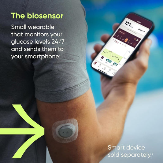 Stelo Biosensor de glucosa y aplicación de Dexcom