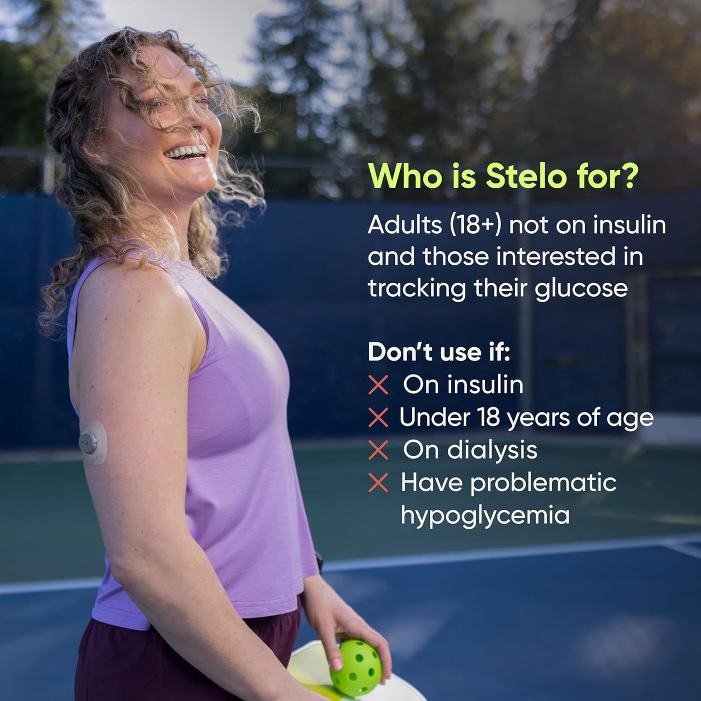 Stelo Biosensor de glucosa y aplicación de Dexcom