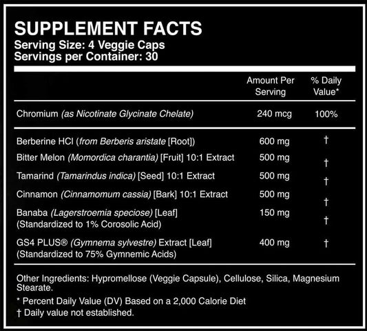 Agente de eliminación de glucosa Outbreak Nutrition Adapt participación de nutrientes 120 unidades